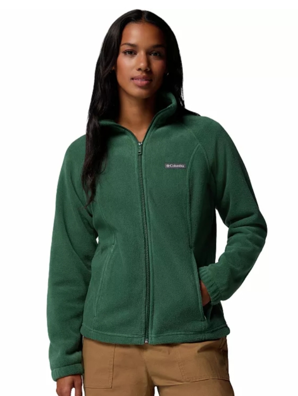 Women's Columbia Zip Fleece Size M
